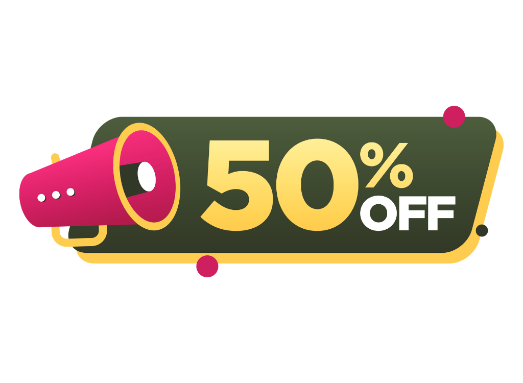 50% Discount